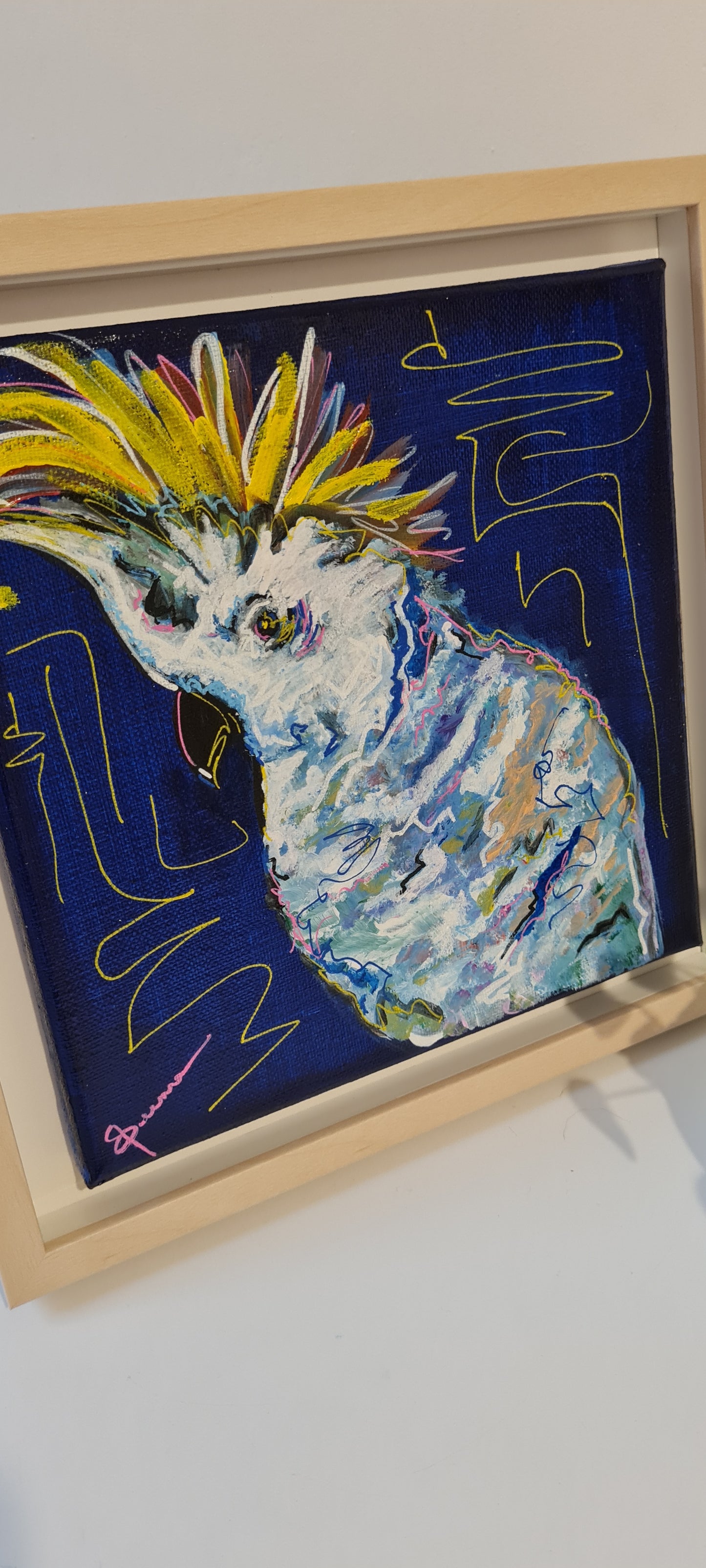 Cheeky the Cockatoo Original Painting