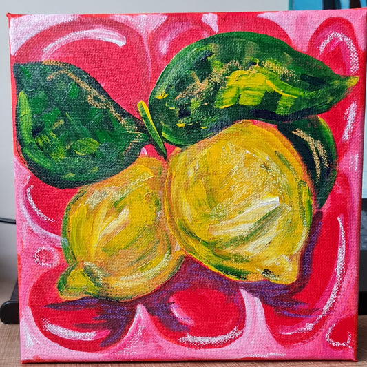 Lemony Original Painting