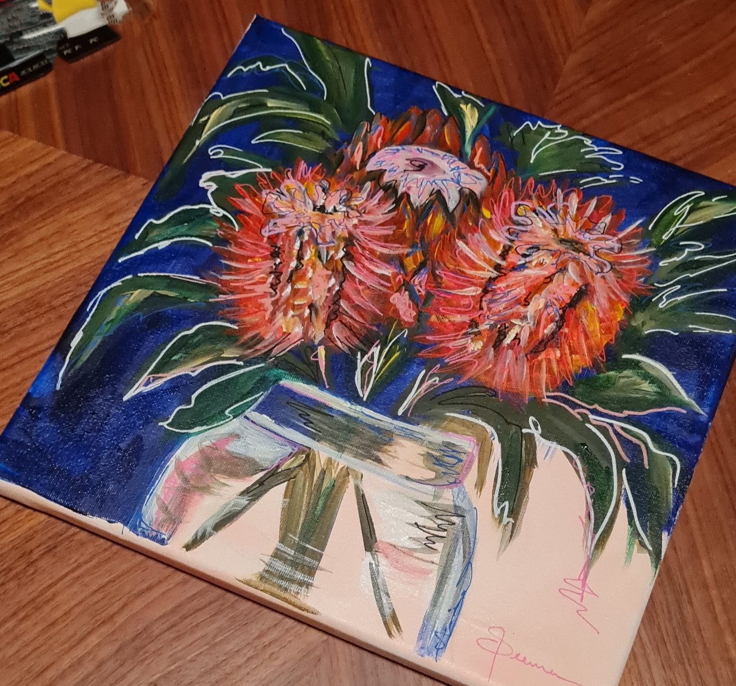 Bloominating Native Florals Original Painting