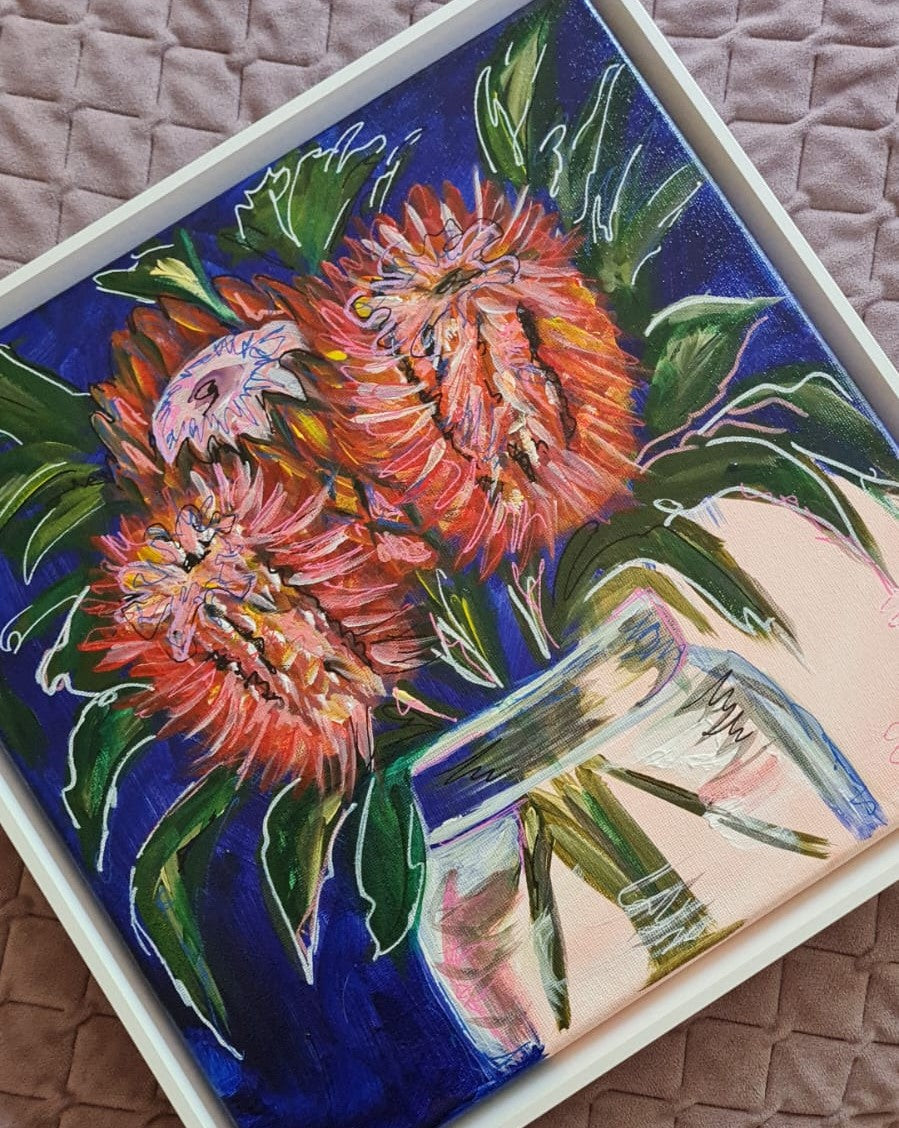 Bloominating Native Florals Original Painting